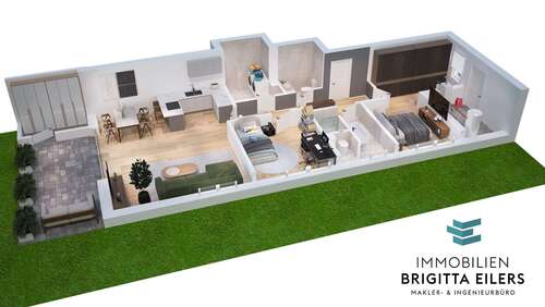 Foto - Wohnung zum Kaufen in Achim 499.000,00 € 106.97 m²