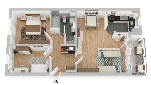 Foto - Wohnung zum Kaufen in Ludwigshafen 215.000,00 € 78.6 m²