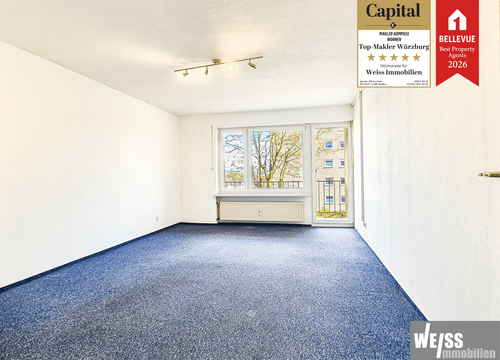 Foto - Wohnung zum Kaufen in Würzburg 105.000,00 € 34.52 m²