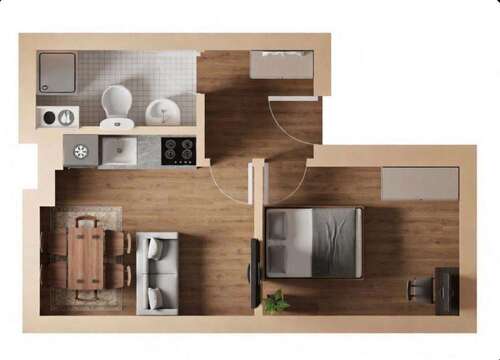 Foto - Wohnung zum Mieten in Mönchengladbach 500,00 € 40 m²