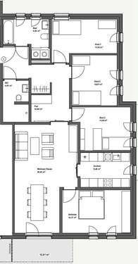 Foto - Wohnung zum Mieten in Warstein-Belecke 672,00 € 112 m²