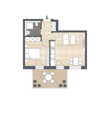 Foto - Wohnung zum Kaufen in Anzing 413.000,00 € 47 m²