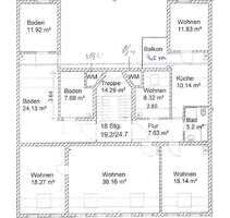 Wohnung zum Mieten in Halle 980,00 € 118 m²