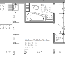 Wohnung zum Mieten in Lübeck 364,00 € 34.35 m²