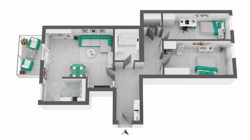 Foto - Wohnung zum Kaufen in Lutherstadt Wittenberg 140.000,00 € 84.19 m²