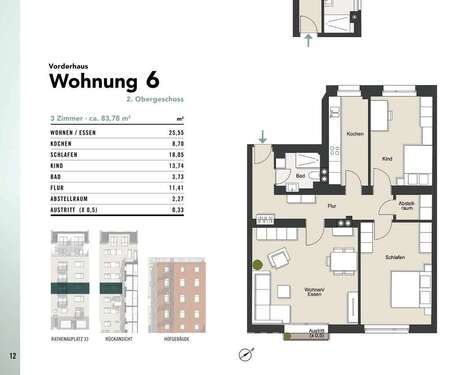 Foto - Wohnung zum Kaufen in Köln 584.000,00 € 83.78 m²