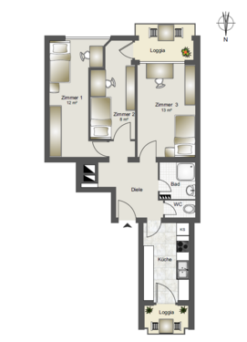 Foto - WG-Zimmer in München 750,00 € 12 m²
