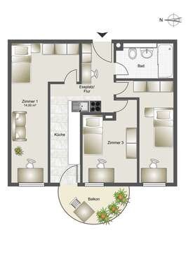Foto - WG-Zimmer in München 775,00 € 13 m²