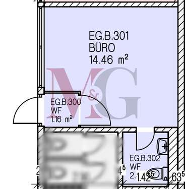 Foto - Büro in Wilhelmshaven 108,00 € 18 m²