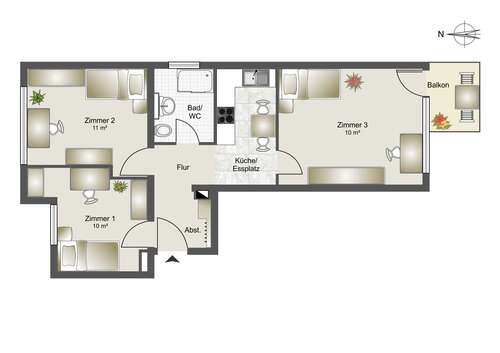 Foto - WG-Zimmer in München 750,00 € 11 m²