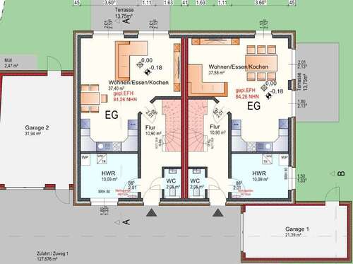 Foto - Haus zum Mieten in Kleve 1.980,00 € 160 m²