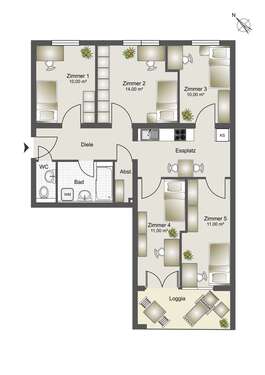 Foto - WG-Zimmer in München 715,00 € 14 m²