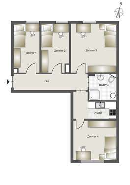 Foto - WG-Zimmer in München 660,00 € 13 m²