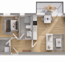 Wohnung zum Kaufen in Scheyern 246.500,00 € 49.54 m²