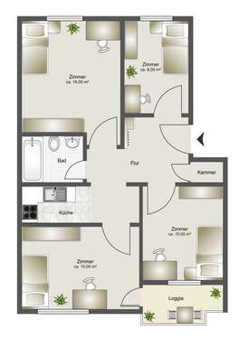 Foto - WG-Zimmer in München 690,00 € 13 m²
