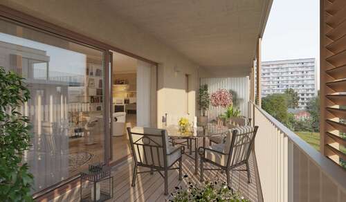 Foto - Wohnung zum Mieten in Leipzig 1.306,00 € 84.6 m²