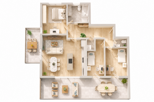 Foto - Wohnung zum Kaufen in Scheyern 689.900,00 € 121.05 m²
