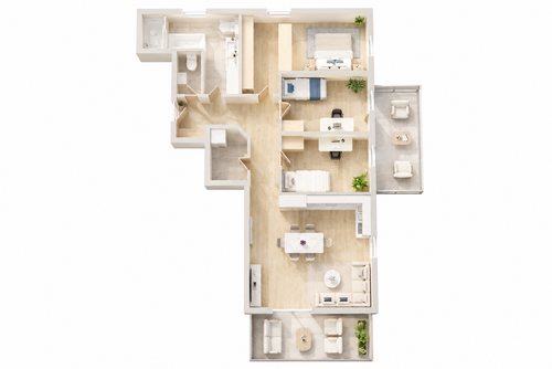 Foto - Wohnung zum Kaufen in Scheyern 569.000,00 € 103.12 m²