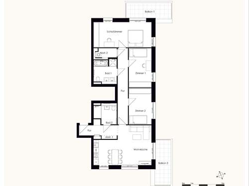 Foto - Wohnung zum Mieten in Bruchsal 1.590,30 € 117.8 m²