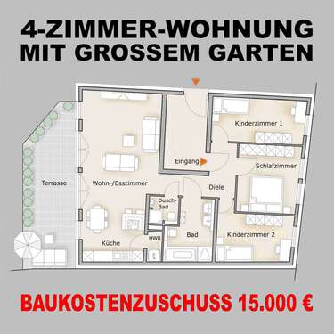 Foto - Wohnung zum Kaufen in Mannheim 660.900,00 € 102 m²