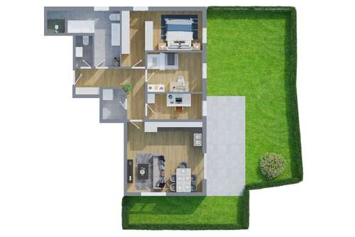 Foto - Wohnung zum Kaufen in Scheyern 499.900,00 € 94.05 m²