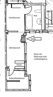 Foto - Wohnung zum Mieten in Marburg 585,00 € 45 m²