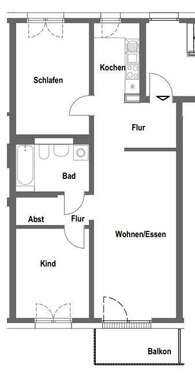 Foto - Wohnung zum Mieten in Herzogenaurach 747,94 € 70.56 m²