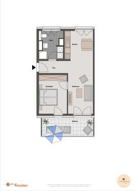 Foto - Wohnung zum Mieten in Langen 890,00 € 57 m²
