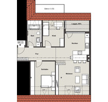 Wohnung zum Mieten in Leipzig 1.243,00 € 92.08 m²