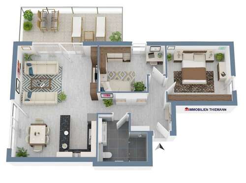 Foto - Wohnung zum Kaufen in Bottrop Fuhlenbrock 447.500,00 € 87.2 m²
