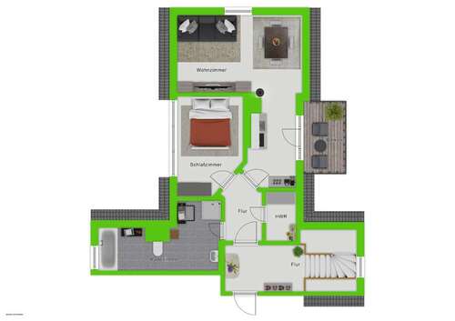 Foto - Wohnung zum Kaufen in Prerow 249.000,00 € 45 m²