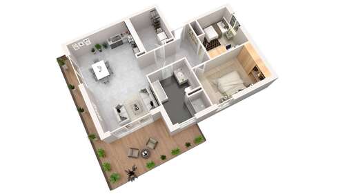 Foto - Wohnung zum Mieten in Nideggen 1.050,00 € 93 m²