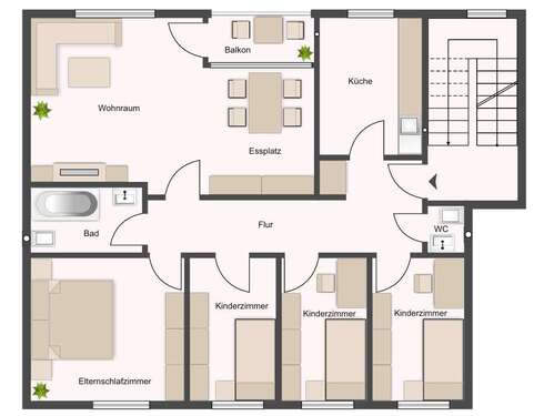 Foto - Wohnung zum Kaufen in Paderborn 235.000,00 € 93 m²