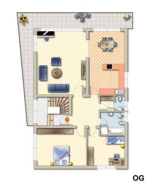 Foto - Wohnung zum Mieten in Bornheim 1.200,00 € 123 m²