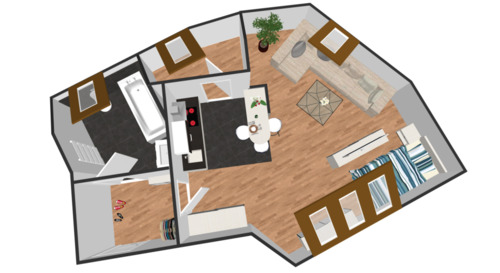 Foto - Wohnung zum Mieten in Coswig 315,48 € 28.68 m²