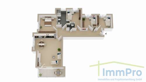 Foto - Wohnung zum Mieten in Ebhausen 1.350,00 € 124 m²
