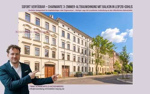 Foto - Wohnung zum Kaufen in Leipzig Gohlis-Süd 259.900,00 € 83.2 m²