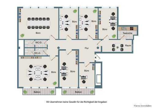 Foto - Büro in Hannover 1.930,00 € 168 m²