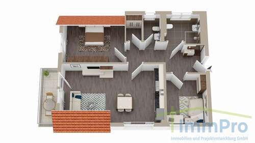Foto - Wohnung zum Mieten in Gäufelden 1.160,00 € 79.13 m²