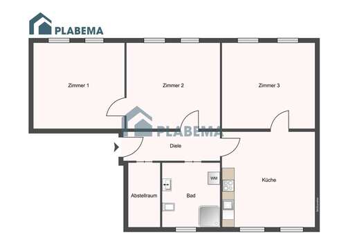 Foto - Wohnung zum Mieten in Schwerin 1.181,00 € 89.1 m²