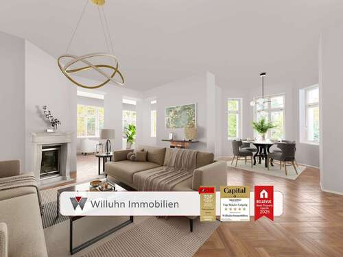 Foto - Wohnung zum Kaufen in Leipzig 995.000,00 € 181.85 m²