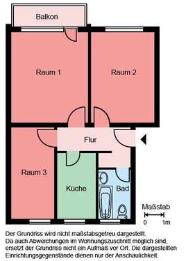 Foto - Wohnung zum Mieten in Werl 489,00 € 65 m²