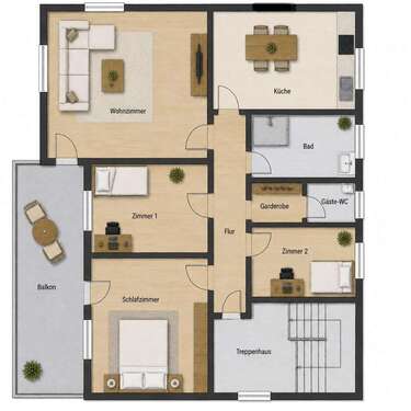 Foto - Wohnung zum Mieten in Baiersdorf 1.400,00 € 100 m²