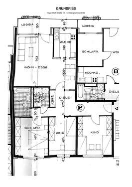 Foto - Wohnung zum Kaufen in Hilden 349.000,00 € 105.1 m²