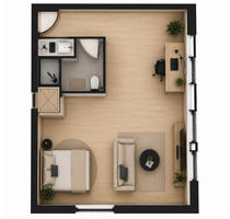 Wohnung zum Mieten in Mittweida 300,00 € 30 m²