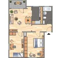 Wohnung zum Mieten in Dortmund 444,00 € 52.65 m²