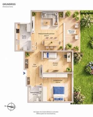 Foto - Wohnung zum Kaufen in München 648.000,00 € 80 m²
