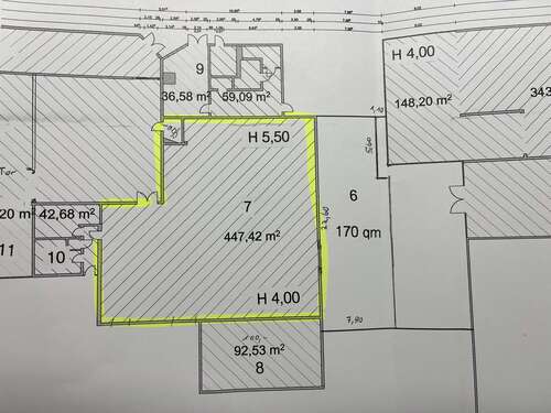Foto - Halle in Braunschweig 1.350,00 € 447 m²