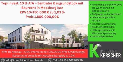 Foto - Grundstück zu verkaufen in Moosburg 1.800.000,00 € 1250 m²