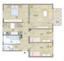 Wohnung zum Kaufen in Frankfurt am Main 349.000,00 € 89 m²